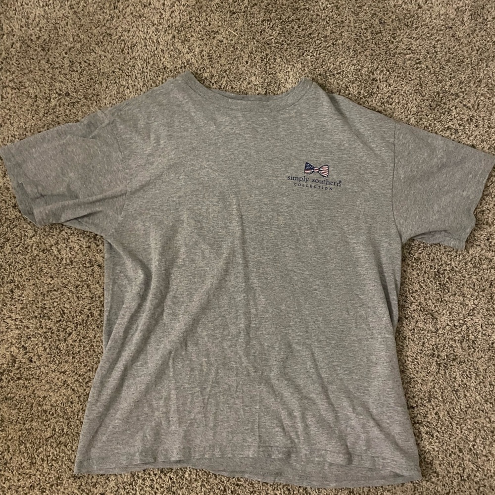 Simply Southern Gray Women's Pajama Top
